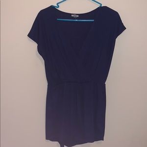 Navy Romper